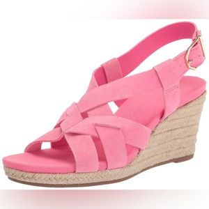 Cole Haan Women's Crystal Wedge Sandal Fuschia size 7.5 B